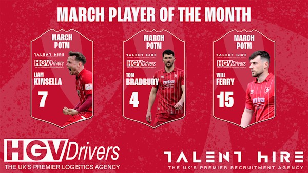 Vote for your March Player of the Month